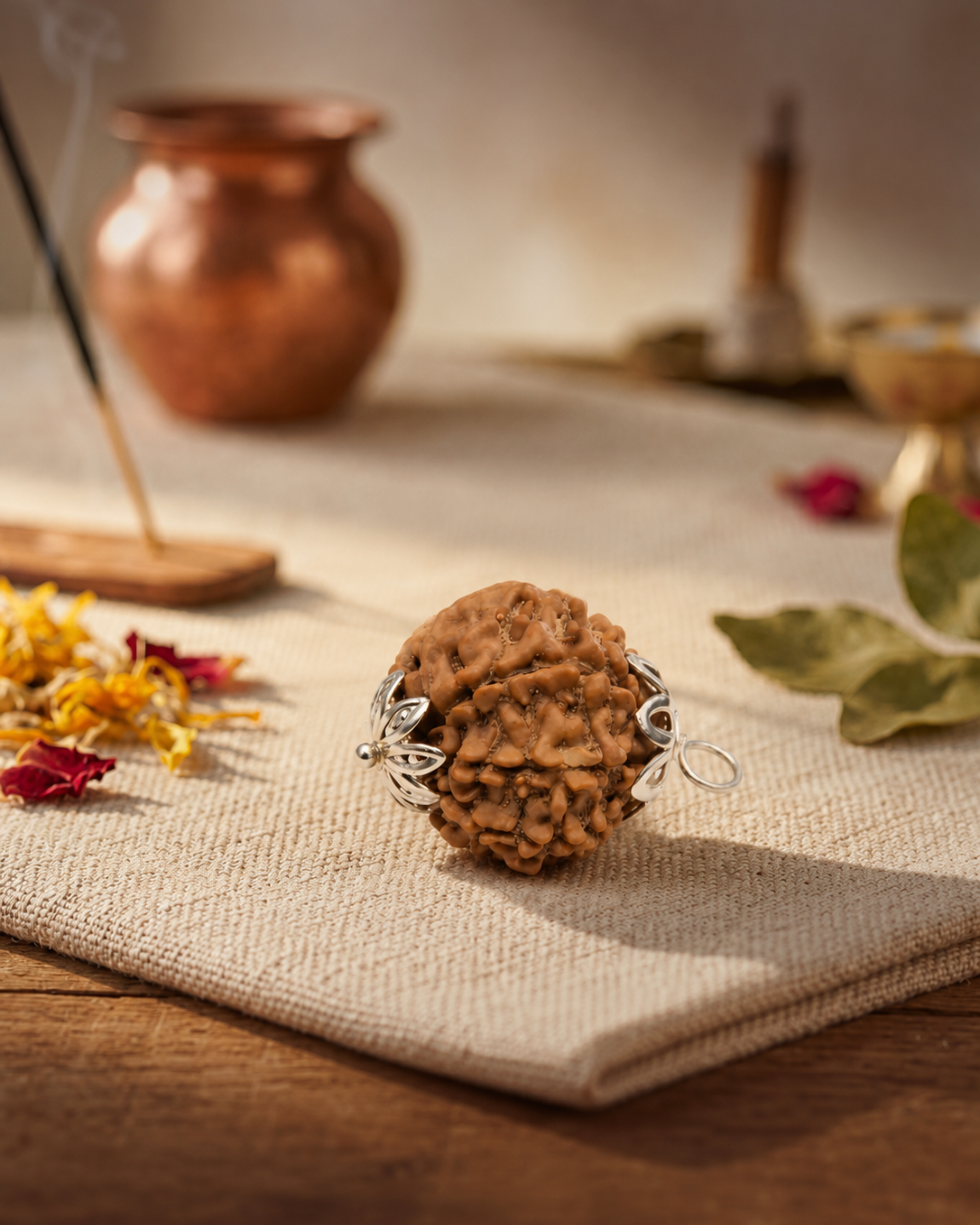 7-Mukhi Nepali Rudraksh (7 मुखी नेपाली रुद्राक्ष)